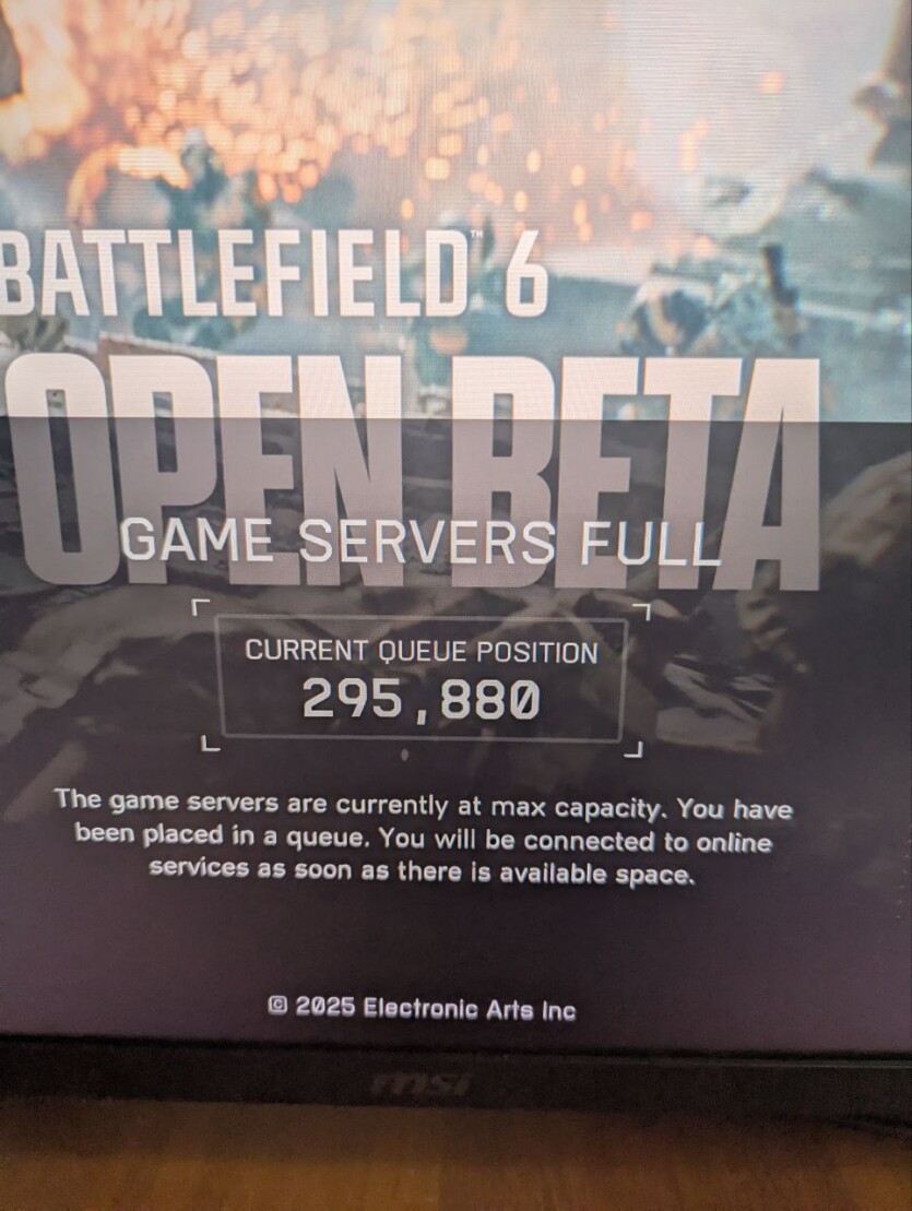 Стартувала перша бета Battlefield 6, у черзі &mdash; 295 000 гравців