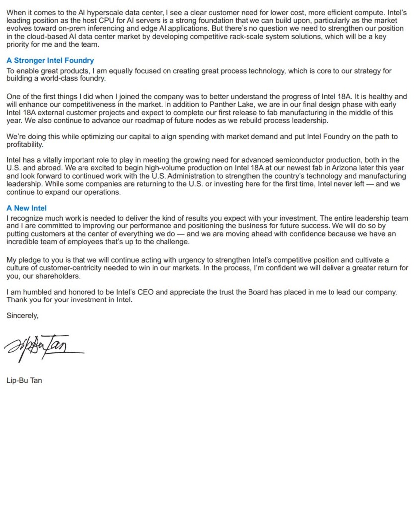 Новий голова Intel розповів, коли чекати нові процесори та взагалі не згадав відеокарти