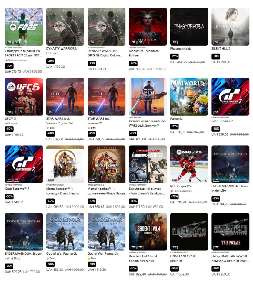 PS Store запустив березневий розпродаж &mdash; Resident Evil, Silent Hill та трилогія S.T.A.L.K.E.R. зі знижками до 85%