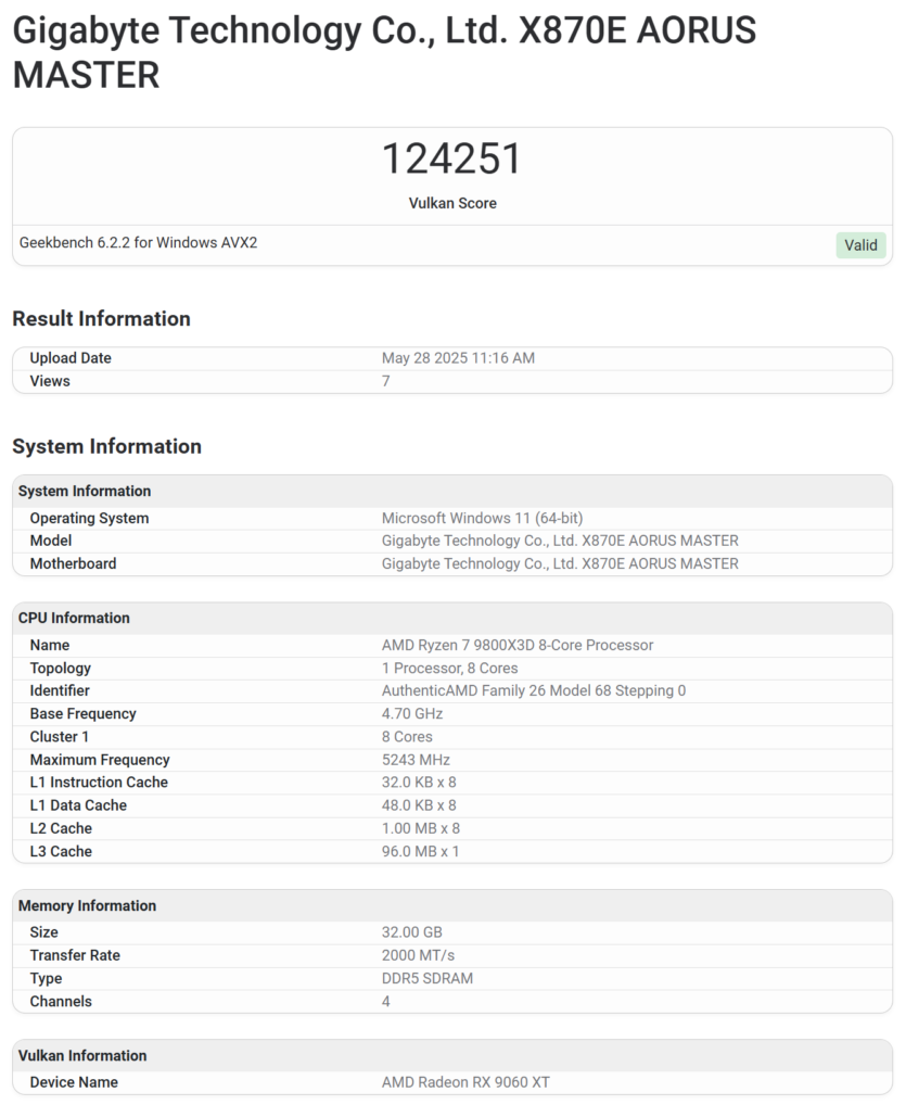 Перші тести AMD Radeon RX 9060 XT &mdash; на 30% швидша за RX 7600 XT