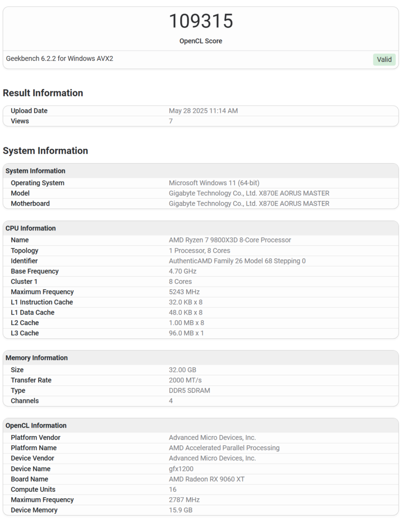 Перші тести AMD Radeon RX 9060 XT &mdash; на 30% швидша за RX 7600 XT