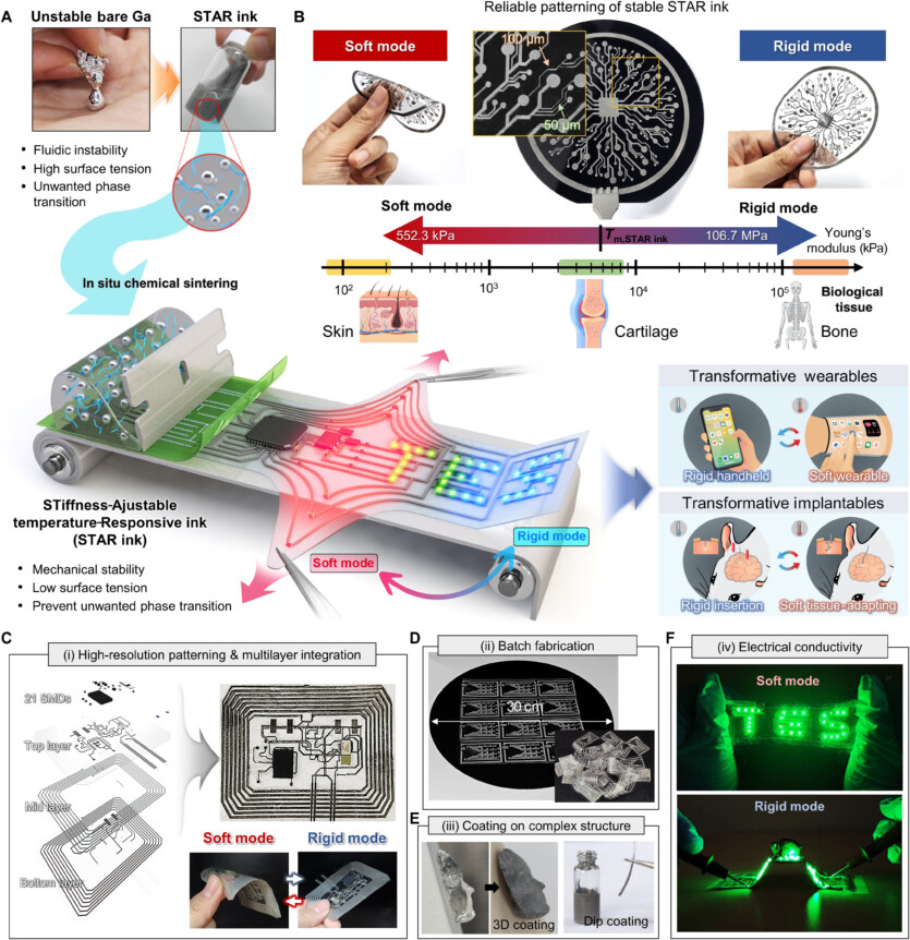 Нове електронне чорнило дозволяє друкувати тверді або м’які мікросхеми