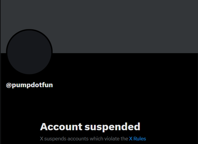 Соцмережа X раптово заблокували акаунти Pump.fun, GMGN, ElizaOS та інших мемкоїн-платформ