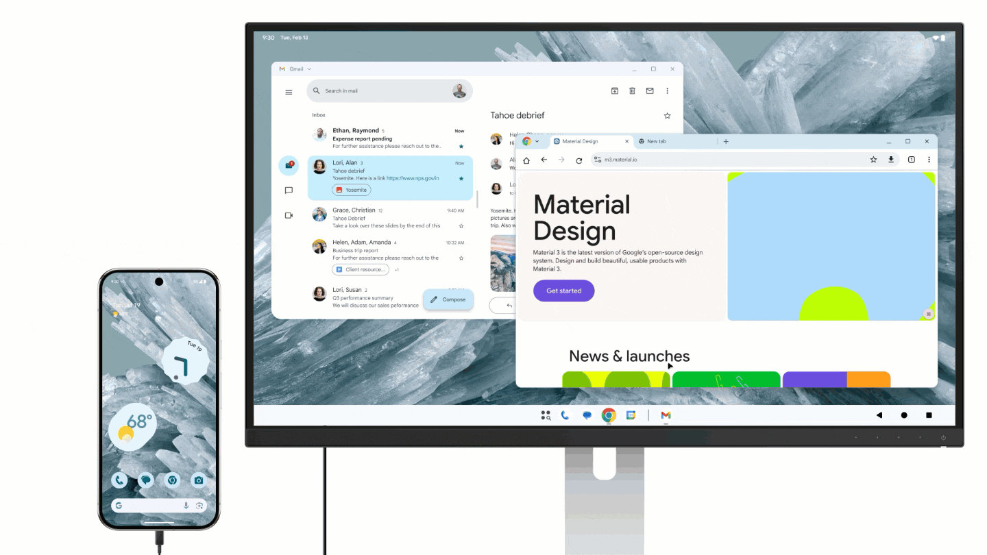 Android 16 QPR1 beta 2 отримала десктопний режим та вікна, яких немає у релізі