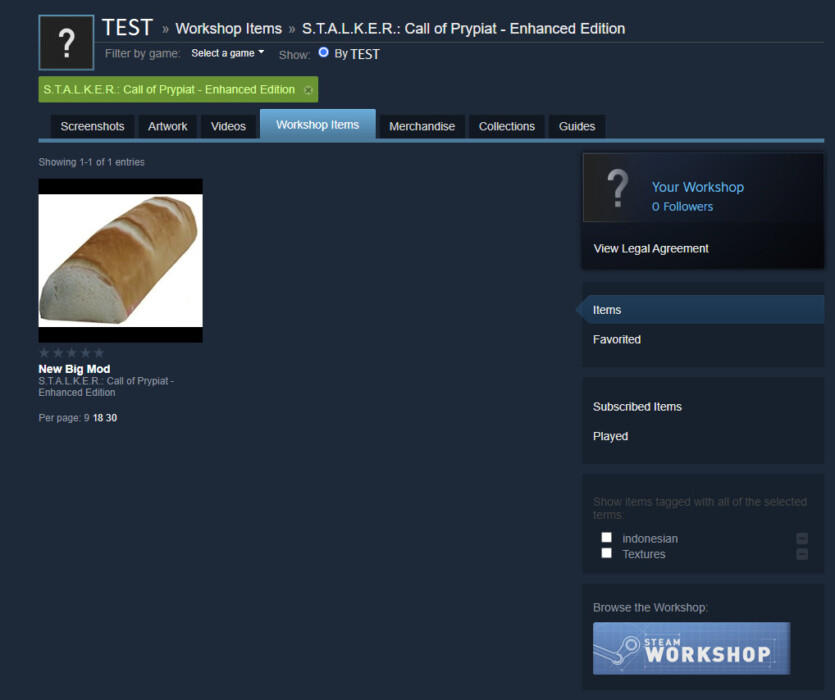 S.T.A.L.K.E.R.: Legends of the Zone отримала офіційний гайд для модів — Steam Workshop, шейдери, анімації та інше