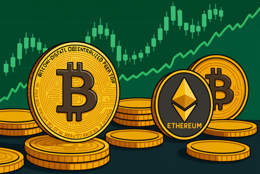 Глобальні біржові криптовалютні продукти (ETP) зафіксували приплив рекордних $1,04 млрд за тиждень