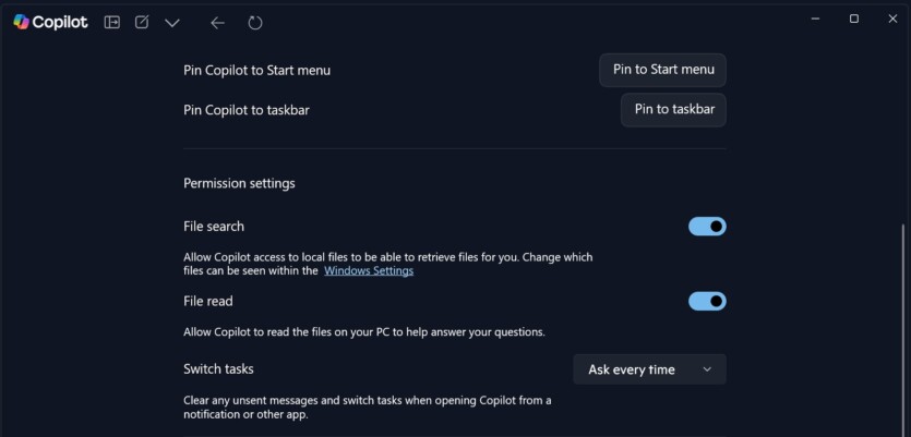 ШІ-помічник Copilot тепер шукає файли на Windows 10 і 11 &mdash; краще й швидше за Windows Search