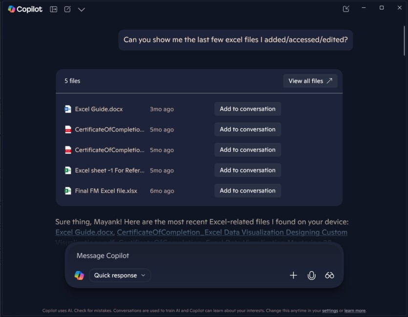 ШІ-помічник Copilot тепер шукає файли на Windows 10 і 11 &mdash; краще й швидше за Windows Search