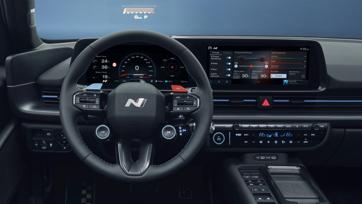 Hyundai показала заряджений IONIQ 6 N: 641 к.с., 3,2 секунди до сотні й імітація звуку ДВЗ