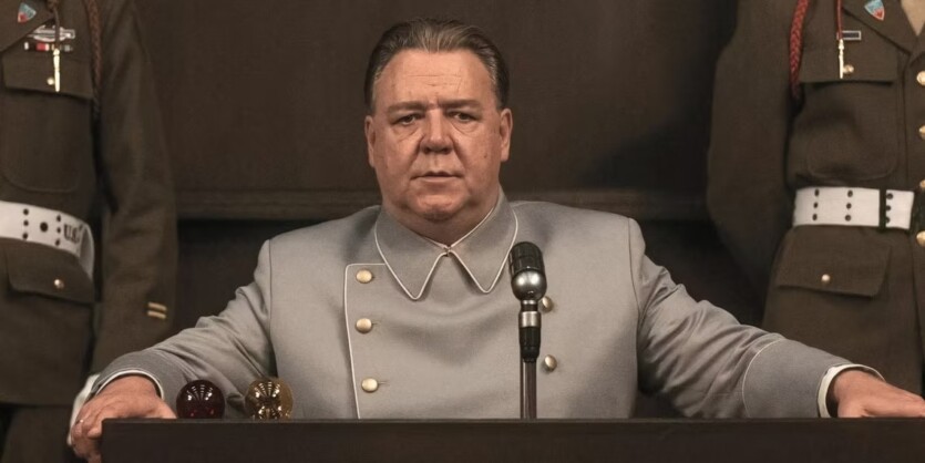 Перші кадри історичної драми &laquo;Нюрнберг&raquo; &mdash; Рассел Кроу дає покази в суді, як найближчий соратник Гітлера