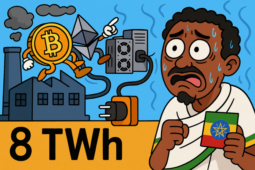 Ефіопія на межі кризи: 30% загального обсягу електроенергії країни йтиме на криптомайнінг