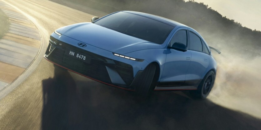 Hyundai показала заряджений IONIQ 6 N: 641 к.с., 3,2 секунди до сотні й імітація звуку ДВЗ