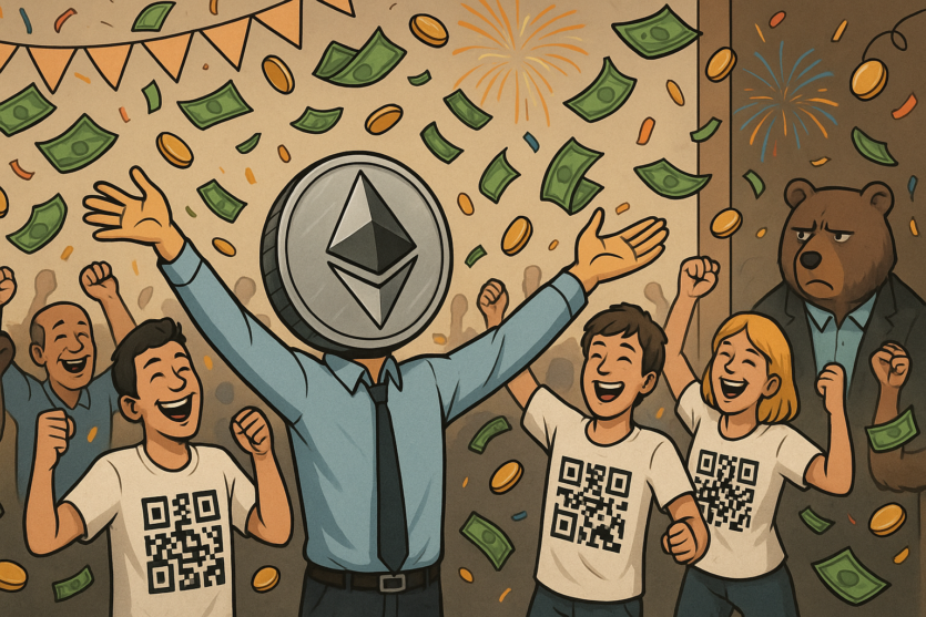 Вперше з кінця 2024 року 90% адрес Ethereum стали прибутковими