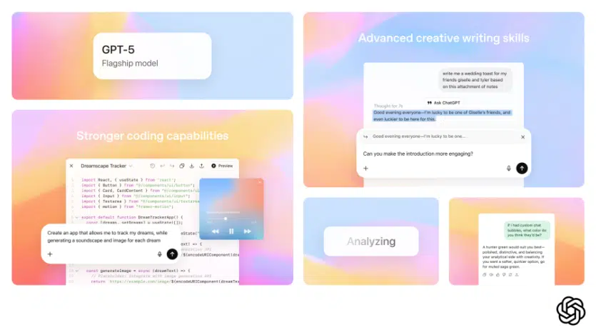 Зустрічайте, GPT-5: OpenAI запустила "найсучаснішу в світі" модель ШІ — безплатно для всіх користувачів