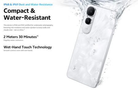 Vivo Y400 5G з&rsquo;явиться в продажу 7 серпня: захист IP69, 6000 мА&bull;год і 90 Вт зарядка за $250