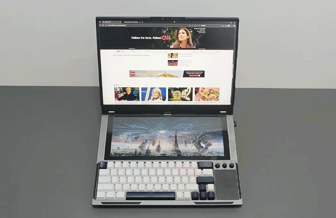 Ноутбук Krayzor має подвійний сенсорний екран, модульну відеокарту та механічну клавіатуру