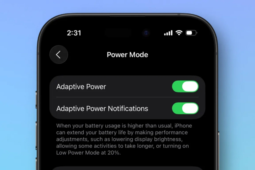 З iOS 26 всі Apple iPhone 17 та Air отримали розумний режим заощадження часу роботи від акумулятора