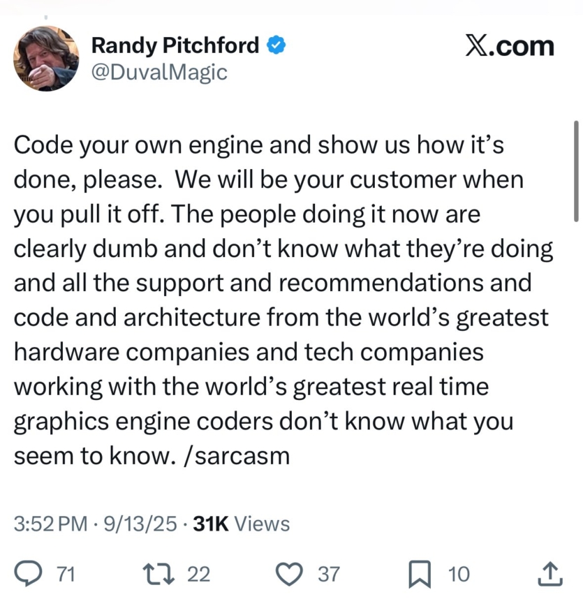 "Напишіть свій рушій і покажіть, як треба": бос Borderlands 4 наїхав на гравців, що критикують оптимізацію