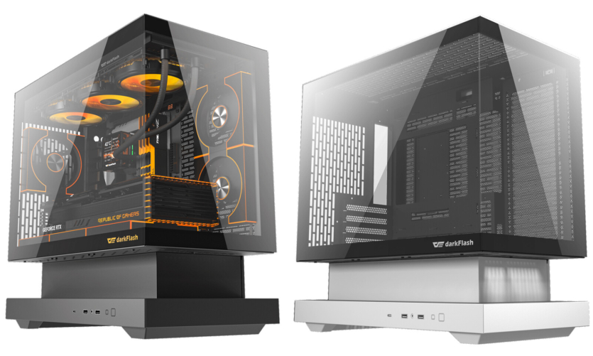 Акваріум для RTX 5090: корпус darkFlash Floatron F1 оптимізований для доступу повітря та розміщення компонентів