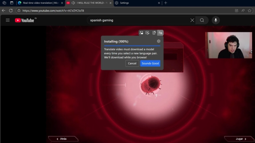 Microsoft Edge отримав голосовий переклад аудіо та відео у реальному часі &mdash; потрібно від 12 ГБ оперативної пам'яті