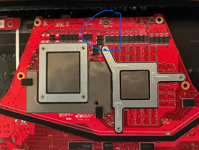 Ноутбучна NVIDIA RTX 4090 обігнала 5090 після шунтування резистора