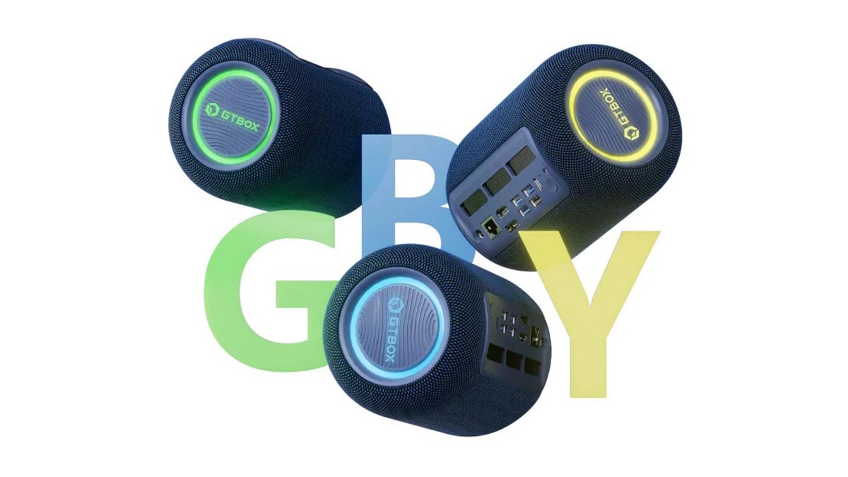 Ця колонка справді розумна: всередині GTBOX T1 є міні-ПК з AMD Ryzen 7 8745HS