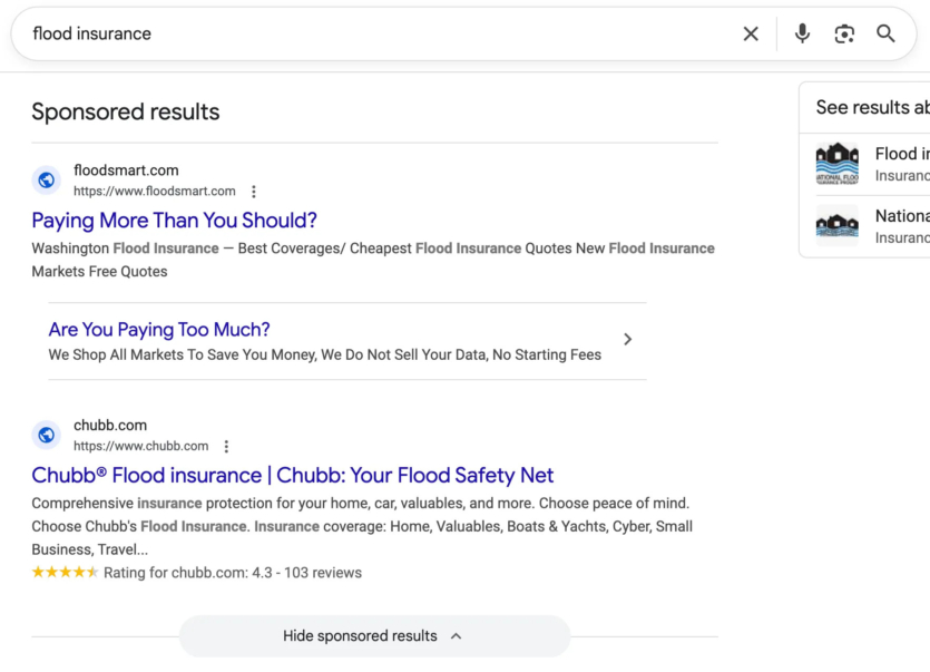 Google дозволив приховати рекламу в результатах Пошуку