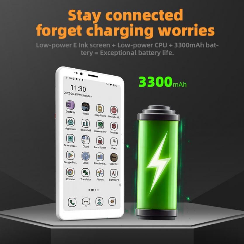 "Паперовий” смартфон: Bigme HiBreak S з кольоровим E Ink та Android коштує $279