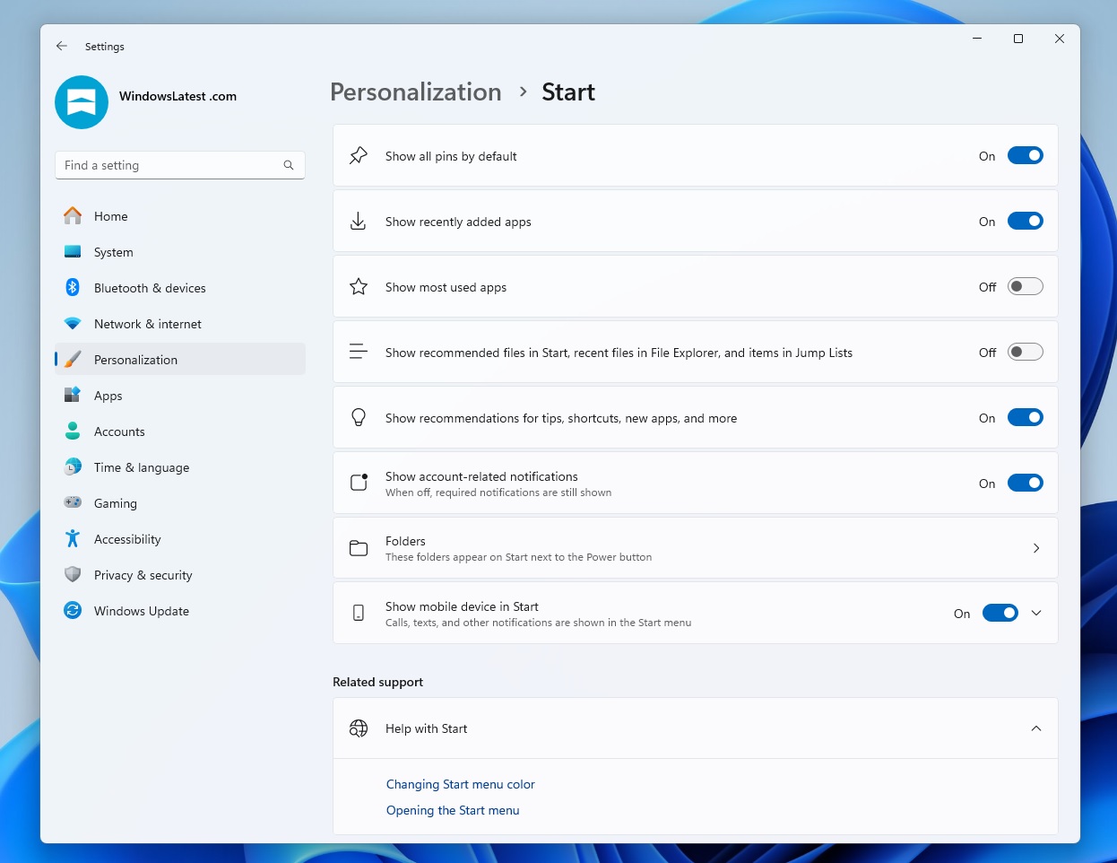 Оновлення Windows 11 за листопад: увімкнене нове меню "Пуск", багато змін та виправлень
