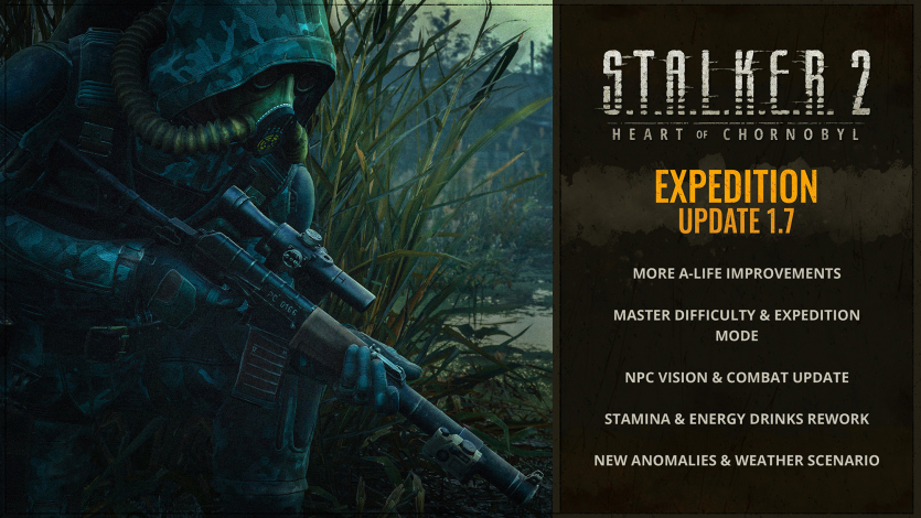 Вийшов S.T.A.L.K.E.R. 2 Update 1.7 Expedition &mdash; Zone Kit, кращий A-life та дуже багато геймплейних змін