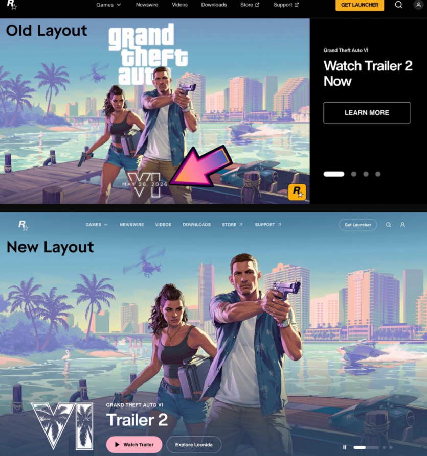 Знову переносять? З сайту Rockstar видалили дату релізу GTA 6