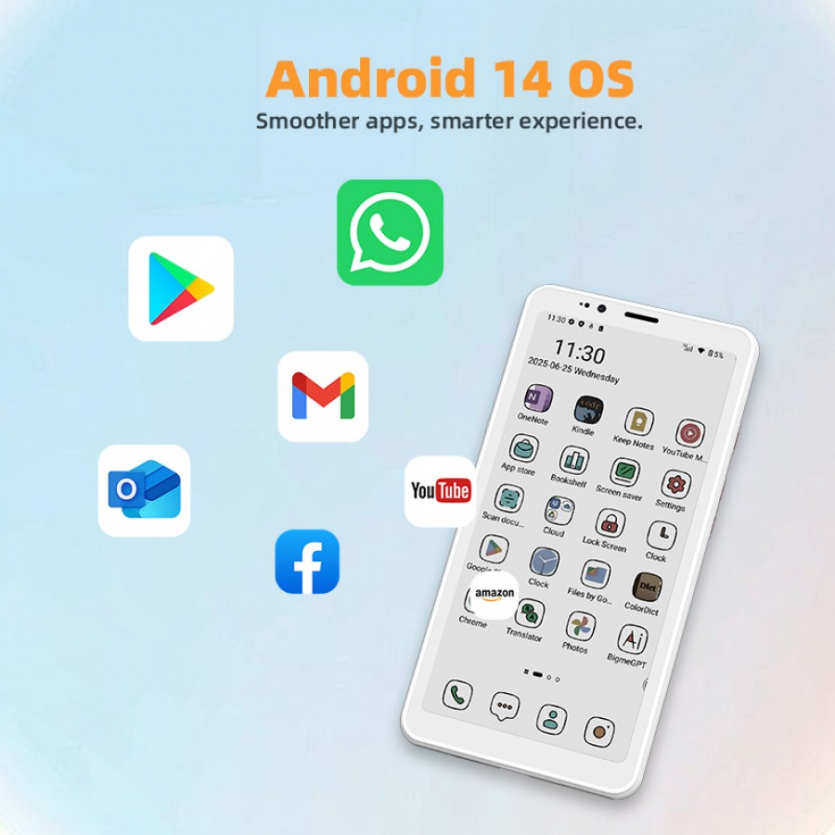 "Паперовий” смартфон: Bigme HiBreak S з кольоровим E Ink та Android коштує $279