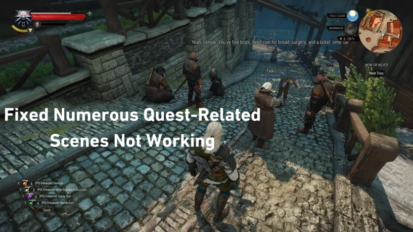 Велетенський мод The Witcher 3 містить 5750 виправлень гри та вирізаний контент