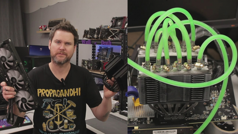 Що буде, якщо пропустити воду через теплові трубки процесорного кулера та поставити його на NVIDIA RTX 3070? Вийшло непогано