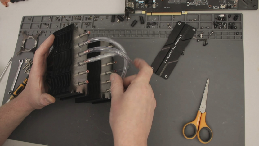 Що буде, якщо пропустити воду через теплові трубки процесорного кулера та поставити його на NVIDIA RTX 3070? Вийшло непогано