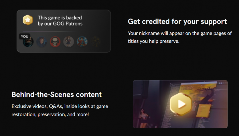 CD Projekt запустила в GOG щомісячну підписку за $5 для фанів старих ігор