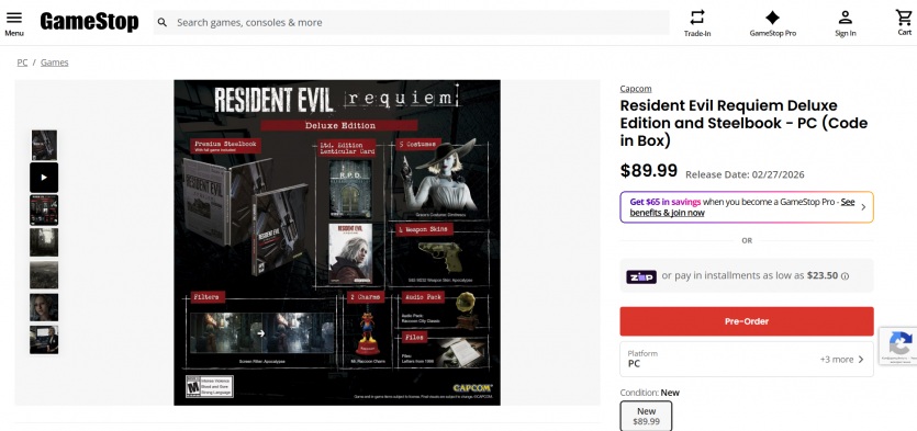 Це не Леон: GameStop "засвітив" другого ігрового персонажа Resident Evil Requiem