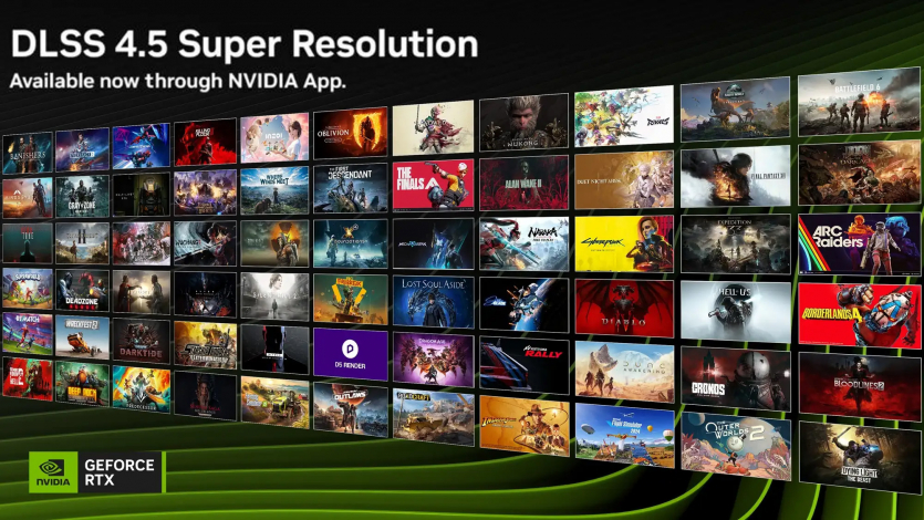 NVIDIA DLSS 4.5 стала доступною для всіх, а розробники ігор отримали інструменти для її інтеграції