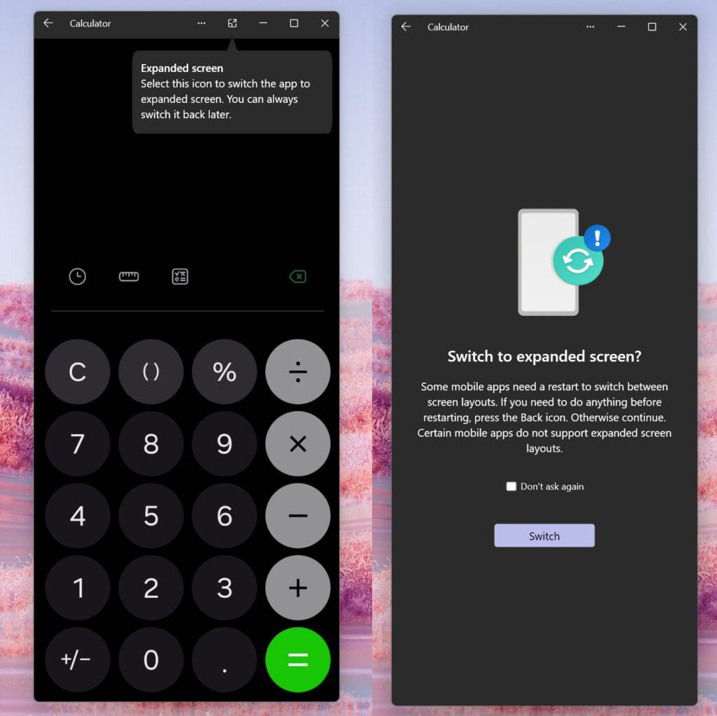 Програми Android у Windows 11 майже на весь екран — як увімкнути нову функцію Phone Link