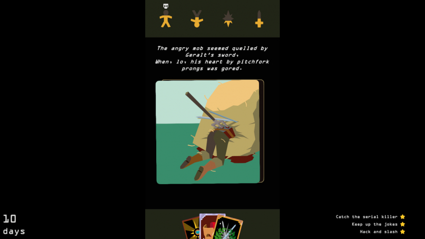 Новий "Відьмак", але не той: CDPR представила гру Reigns The Witcher про смерті Ґеральта з озвучкою Любистка