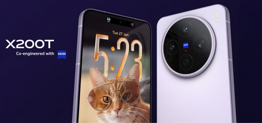 Вийшов Vivo X200T: три камери Zeiss 50 Мп та Dimensity 9400+ від &euro;550