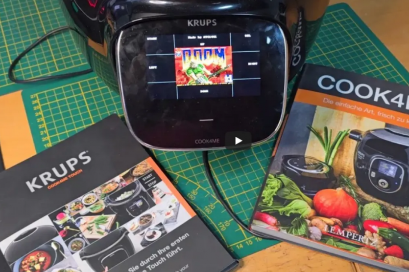 Doom запустили на мультиварці