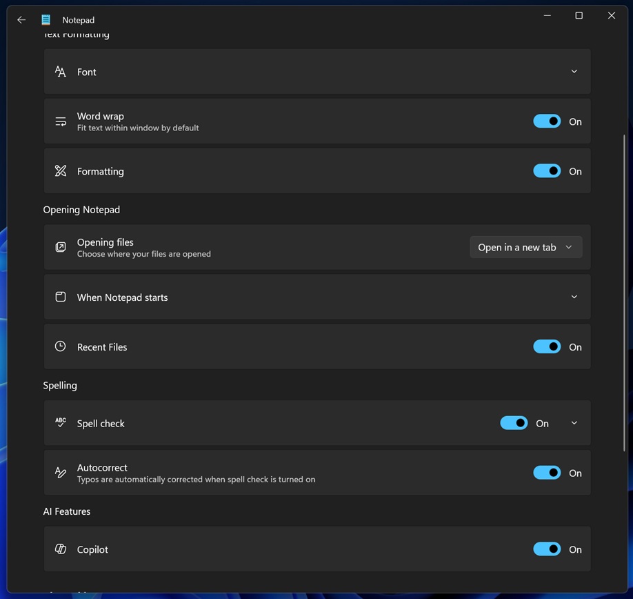 Microsoft оновила "Блокнот" у Windows 11: створення таблиць і ШІ-стримінг