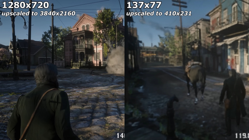 &ldquo;Картопляний геймінг&rdquo;: ютубер випробовує DLSS 4.5 в роздільній здатності 77p