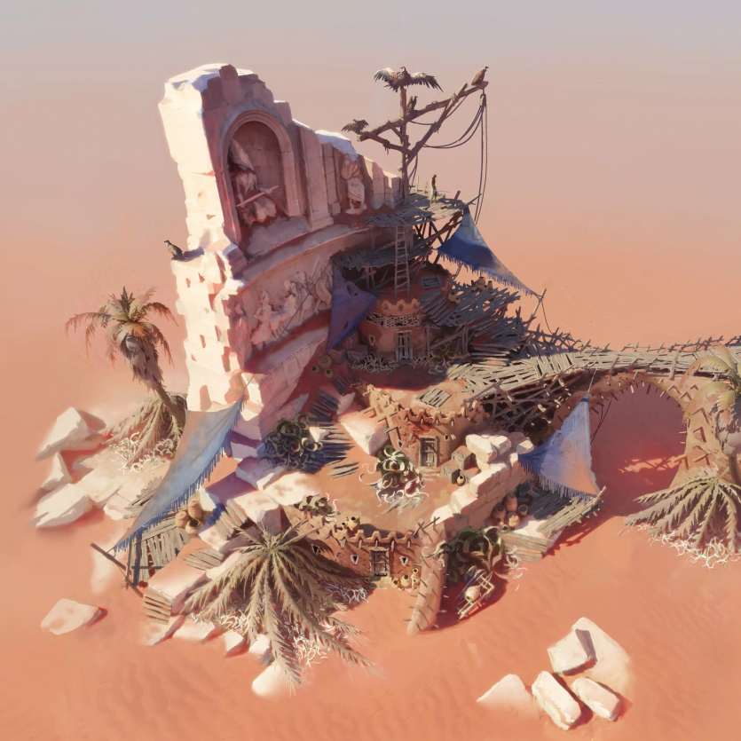 "Все як Толкін прописав": арти скасованої гри "Володар перснів" показали гавань Умбар та заїзд "Брикливий поні&rdquo;