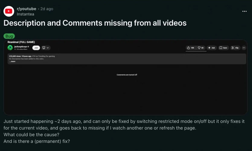 YouTube закрив коментарі та описи відео для людей із блокувальниками реклами
