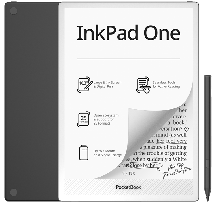 Як Kindle Scribe, але на Linux: вийшов рідер InkPad One з 10-дюймовим E-Ink екраном