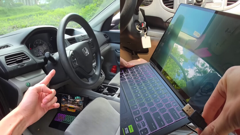 Геймер перетворив авто Honda CR-V на контролер для Need for Speed ​​Underground