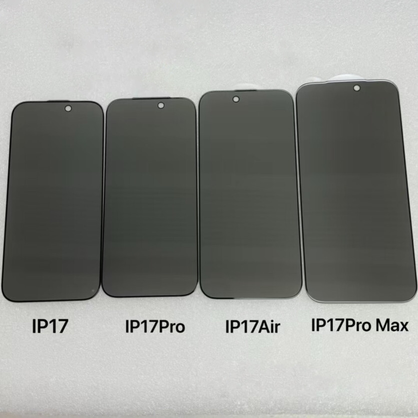 Захисне скло Apple iPhone 17 Air розкриває наявність камери в дивному місці