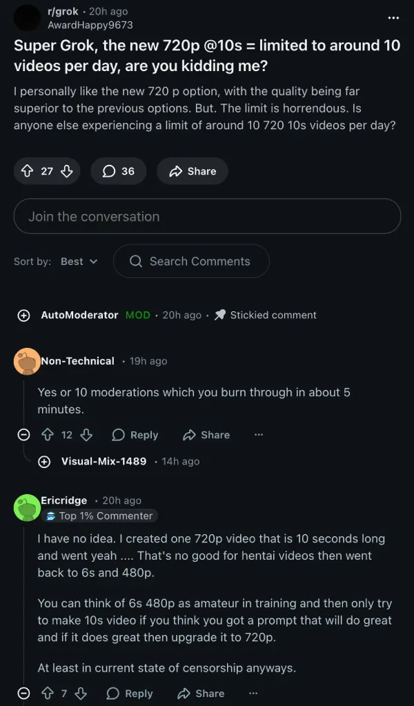 Раніше безкоштовно, тепер &mdash; $30: xAI закрила нові функції Grok Imagine для користувачів X Premium